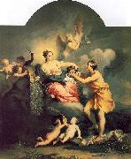 Jacopo Amigoni Juno Receives the Head of Argus oil on canvas